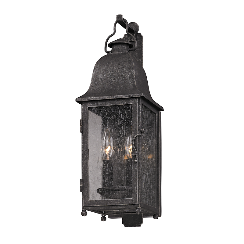 Troy Lighting LARCHMONT 2LT WALL LANTERN SMALL B3211 Outdoor l Wall Troy Lighting AGED PEWTER  