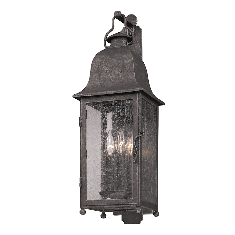 Troy Lighting LARCHMONT 3LT WALL LANTERN MEDIUM B3212 Outdoor Wall Lights Troy Lighting AGED PEWTER  