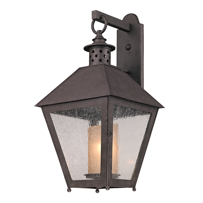 Troy Lighting SAGAMORE 1LT WALL LANTERN LARGE B3294 Outdoor Wall Lights Troy Lighting CENTENNIAL RUST  