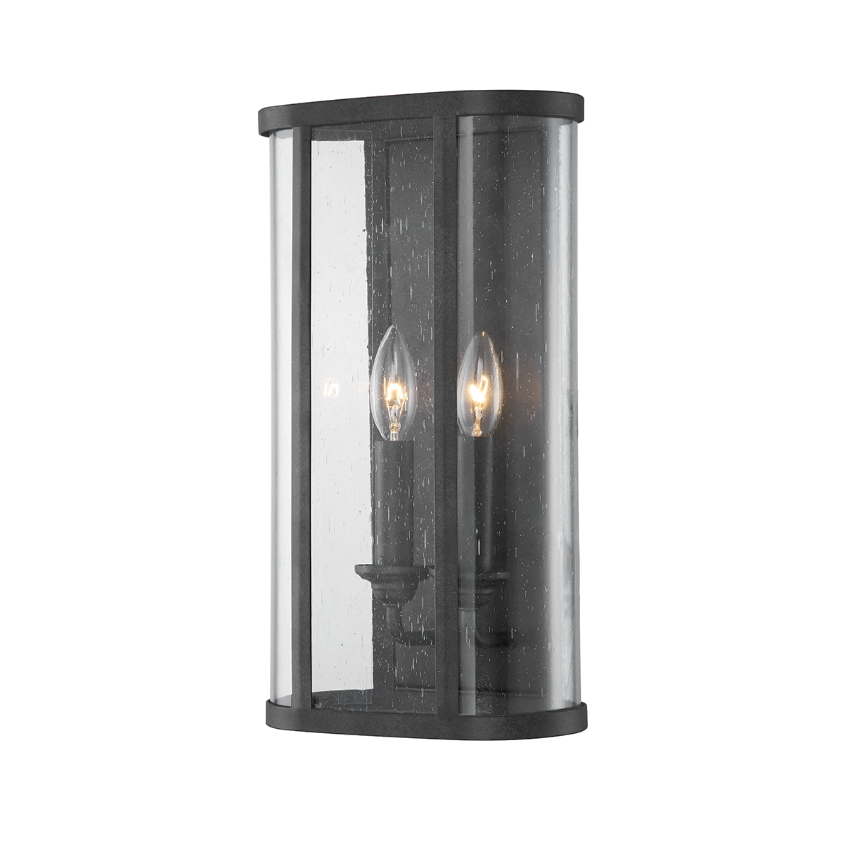 Troy Lighting 2 LIGHT MEDIUM EXTERIOR WALL SCONCE B3402 Outdoor l Wall Troy Lighting FORGED IRON  