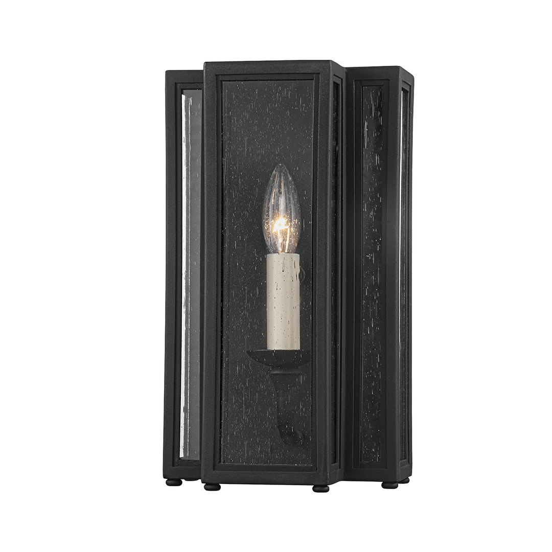 Troy Lighting 1 LIGHT SMALL EXTERIOR WALL SCONCE B3601 Wall Sconces Troy Lighting TEXTURE BLACK  