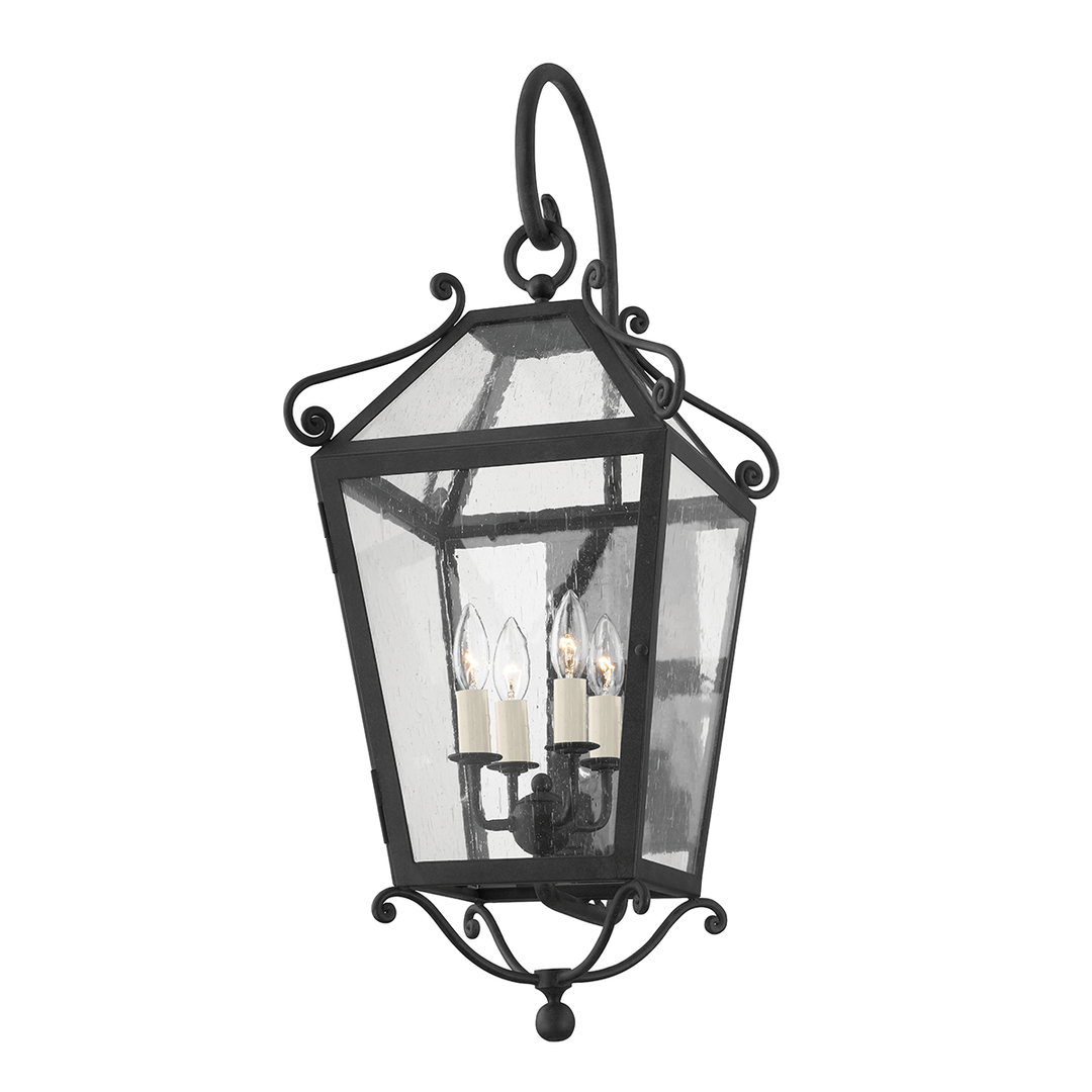 Troy Lighting 4 LIGHT LARGE EXTERIOR WALL SCONCE B4124 Wall Sconces Troy Lighting FRENCH IRON  