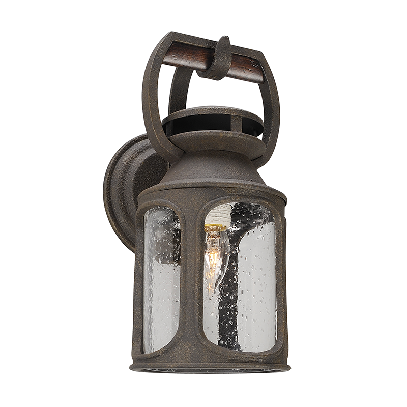 Troy Lighting OLD TRAIL 1LT WALL SMALL B4511 Outdoor l Wall Troy Lighting CENTENNIAL RUST  