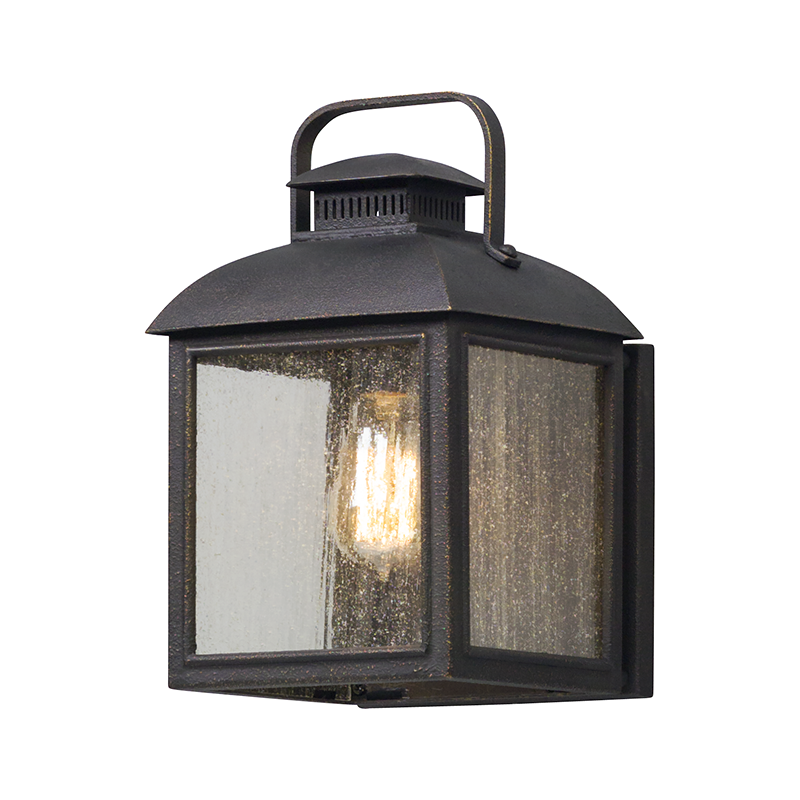 Troy Lighting CHAMBERLAIN 1LT WALL LANTERN SMALL B5081 Outdoor Wall Lights Troy Lighting VINTAGE BRONZE  