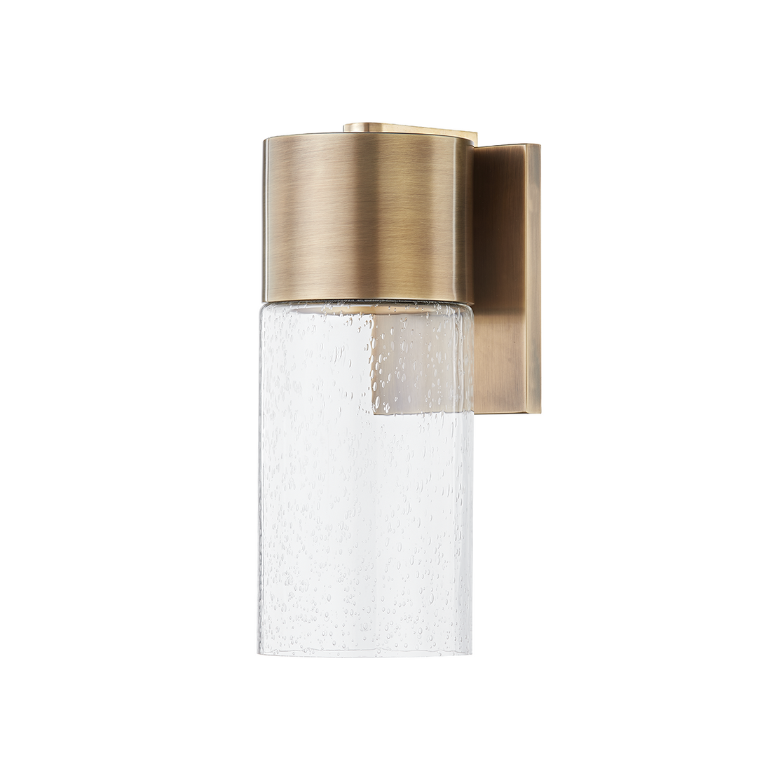 Troy Lighting 1 LIGHT SMALL EXTERIOR WALL SCONCE B5115 Wall Sconces Troy Lighting PATINA BRASS  