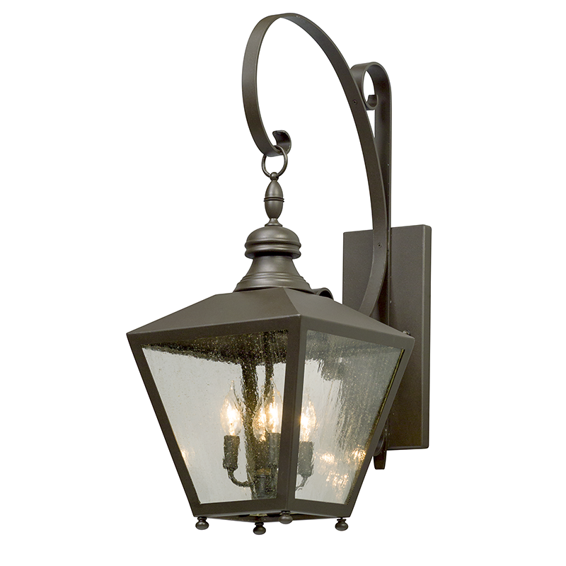 Troy Lighting MUMFORD 4LT WALL LANTERN LARGE B5193 Outdoor Wall Lights Troy Lighting BRONZE  