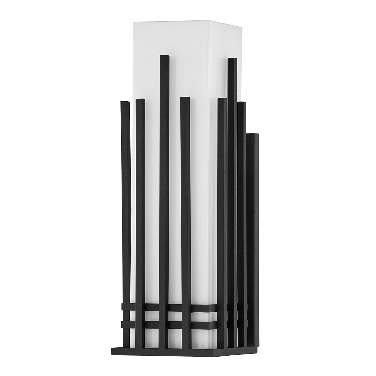 Troy Lighting 3 LIGHT LARGE EXTERIOR WALL SCONCE B5413 Outdoor l Wall Troy Lighting TEXTURED BLACK  