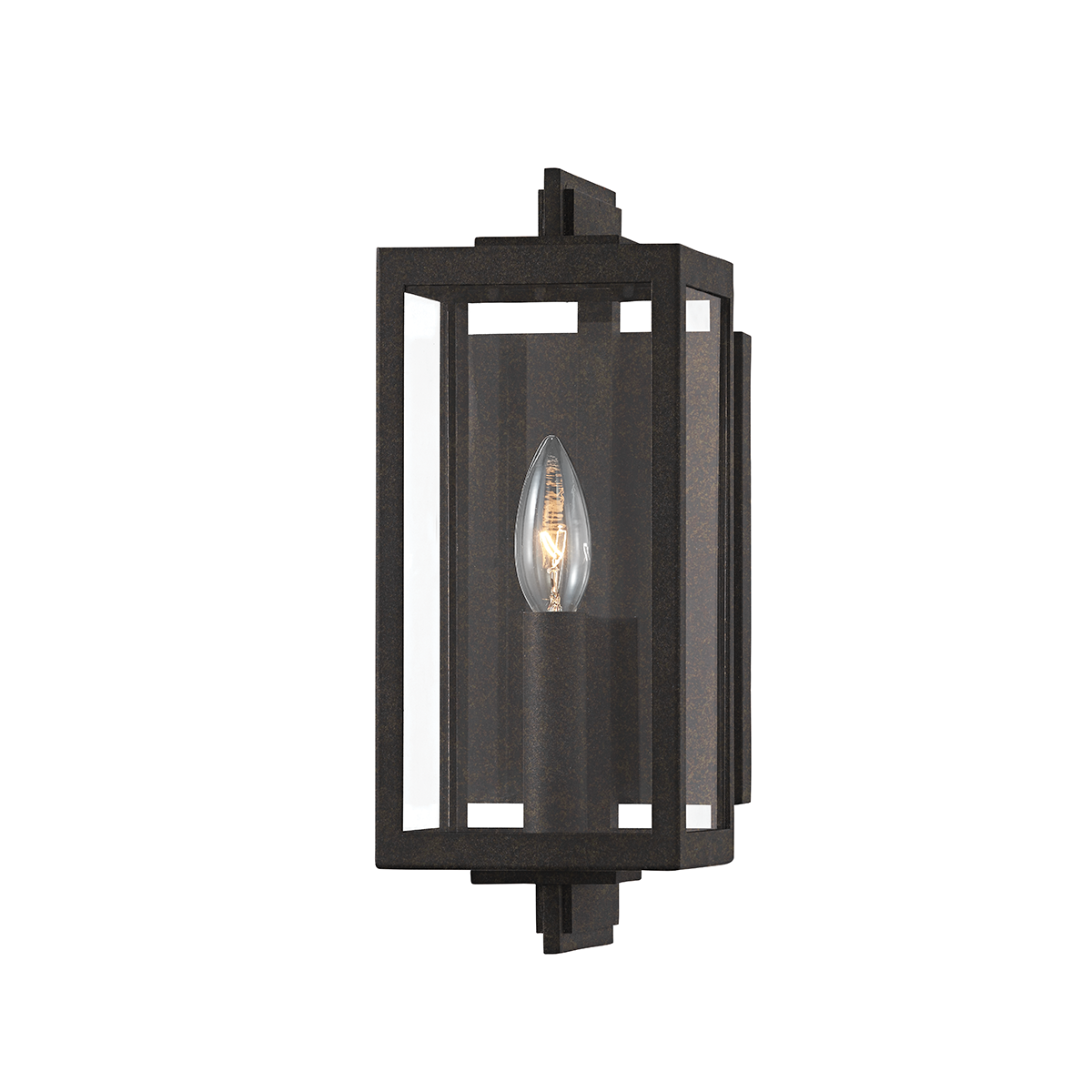 Troy Lighting 1 LIGHT EXTERIOR WALL SCONCE B5511 Outdoor l Wall Troy Lighting FRENCH IRON  