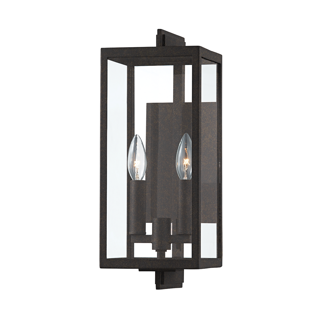 Troy Lighting 2 LIGHT EXTERIOR WALL SCONCE B5512 Wall Sconces Troy Lighting FRENCH IRON  