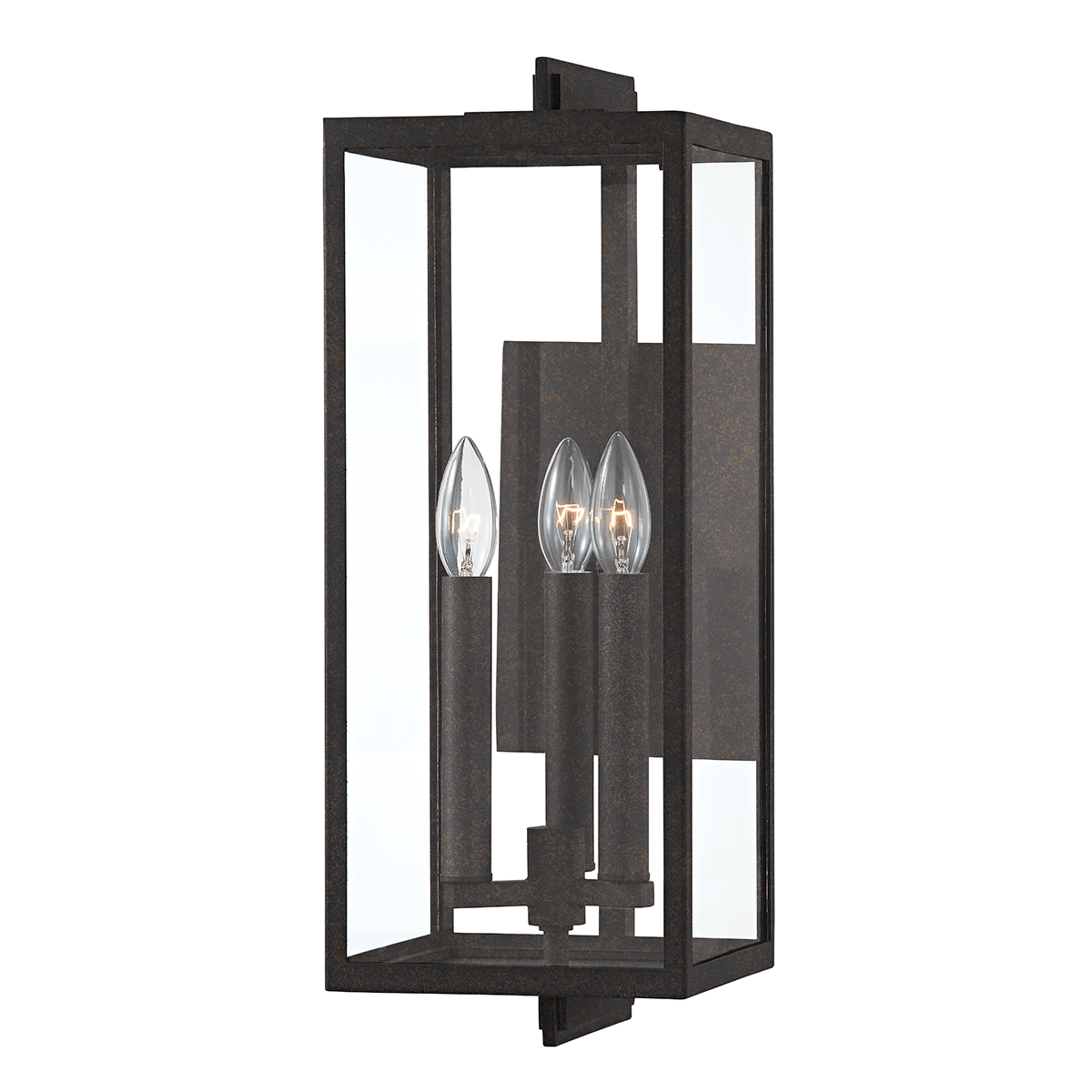 Troy Lighting 3 LIGHT EXTERIOR WALL SCONCE B5513 Outdoor l Wall Troy Lighting FRENCH IRON  