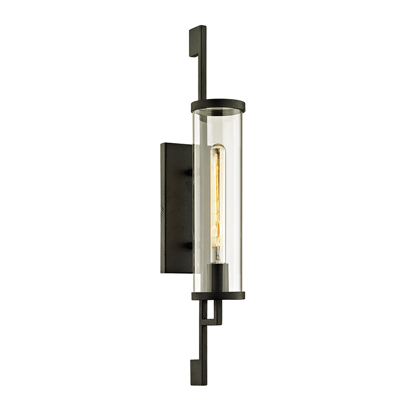 Troy PARK SLOPE 1LT WALL B6462 Outdoor l Wall Troy Lighting Black  