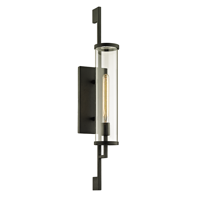 Troy PARK SLOPE 1LT WALL B6463 Outdoor l Wall Troy Lighting Black  