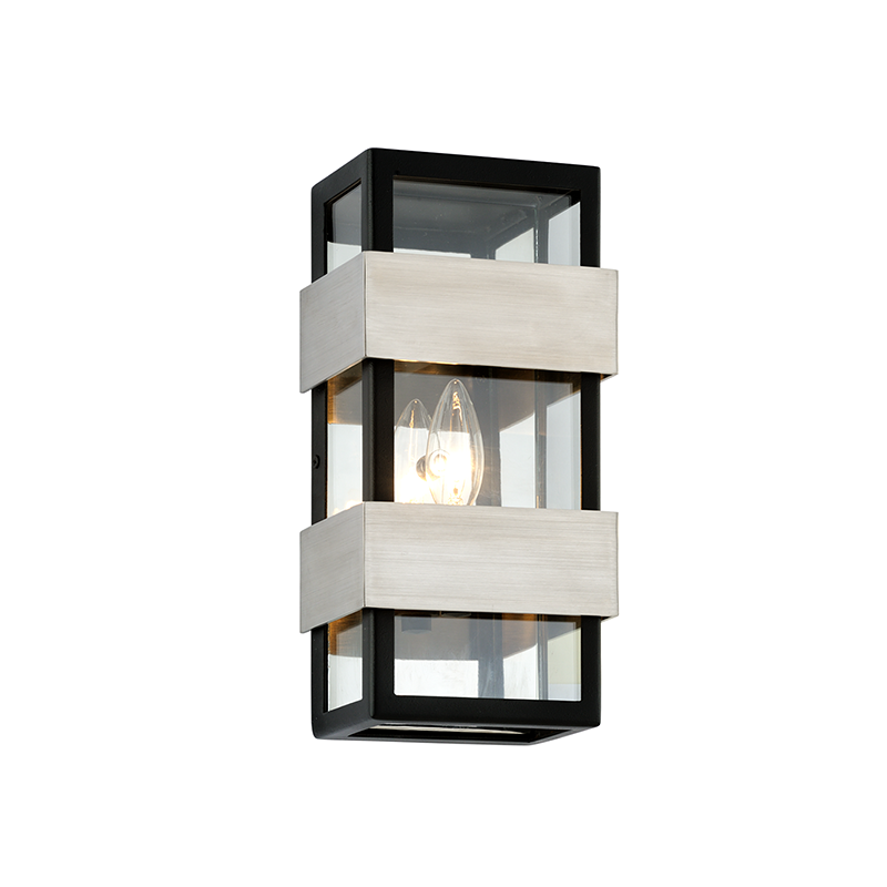 Troy DANA POINT 1LT WALL B6521 Outdoor Wall Lights Troy Lighting Black  