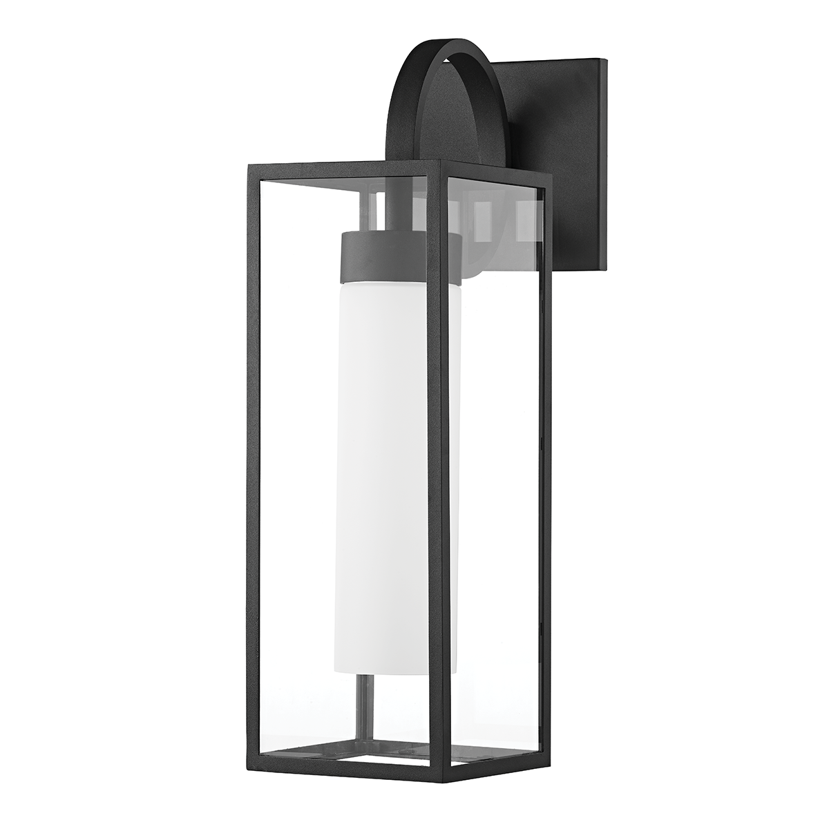 Troy Lighting 1 LIGHT LARGE EXTERIOR WALL SCONCE B6913 Outdoor l Wall Troy Lighting TEXTURE BLACK  