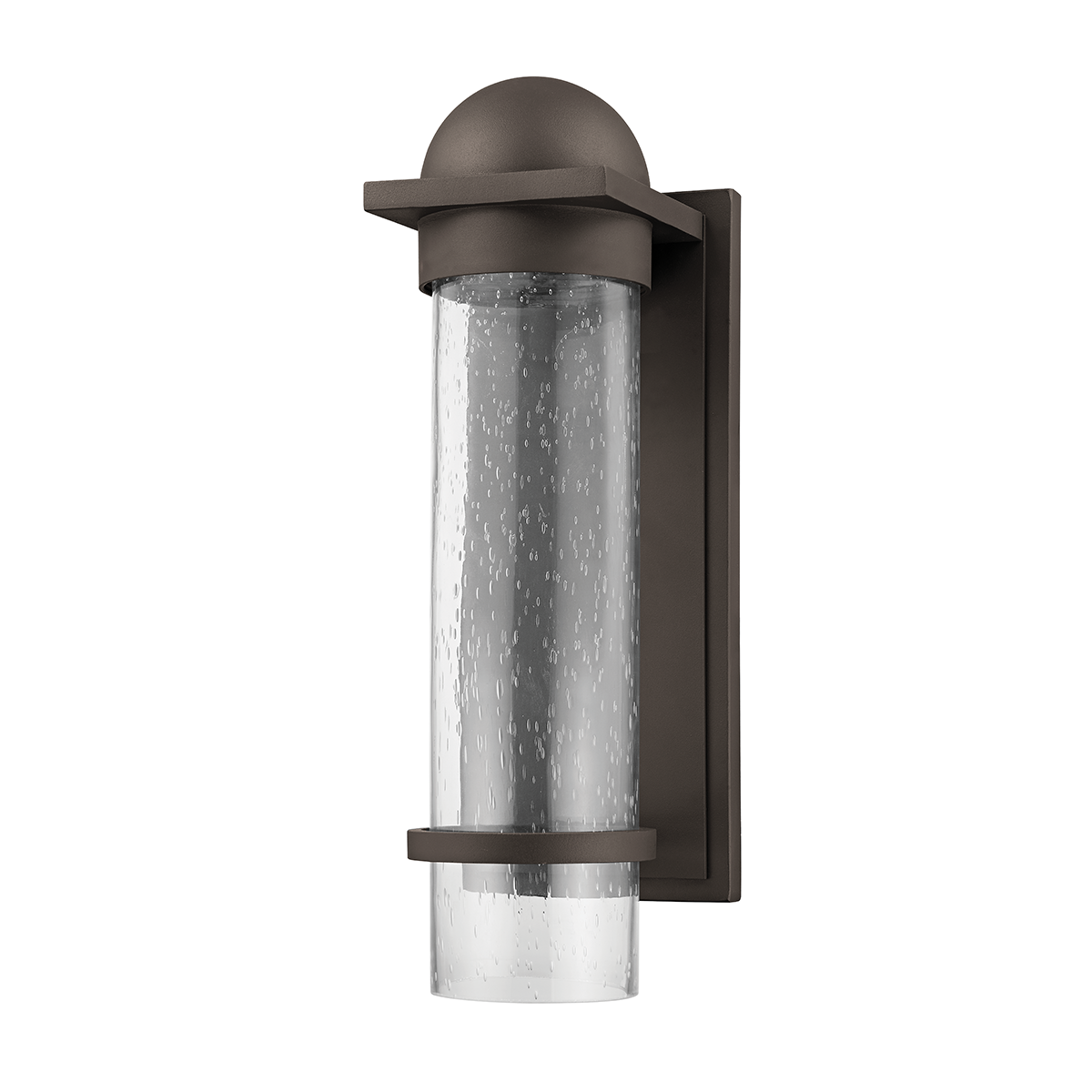 Troy NERO 1 LIGHT LARGE EXTERIOR WALL SCONCE B7116 Outdoor l Wall Troy Lighting TEXTURED BRONZE  