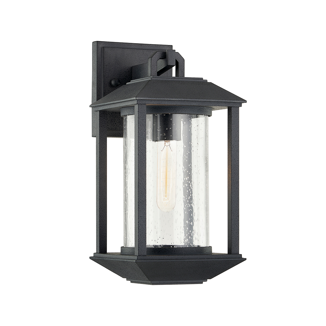 Troy Lighting MCCARTHY 1LT WALL B7281 Outdoor Wall Lights Troy Lighting WEATHERED GRAPHITE  