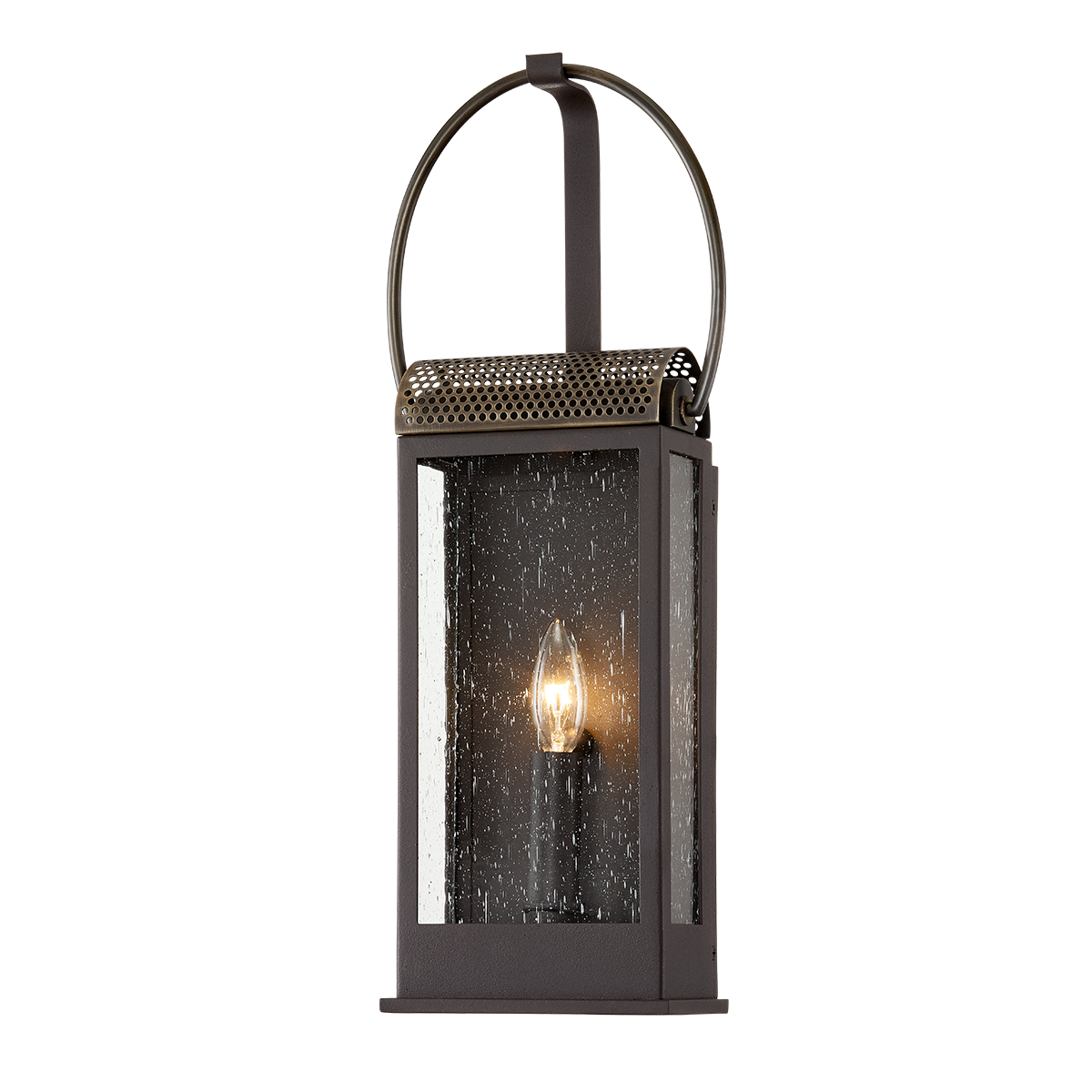 Troy Lighting HOLMES 1LT WALL B7421 Outdoor l Wall Troy Lighting BRONZE AND BRASS  