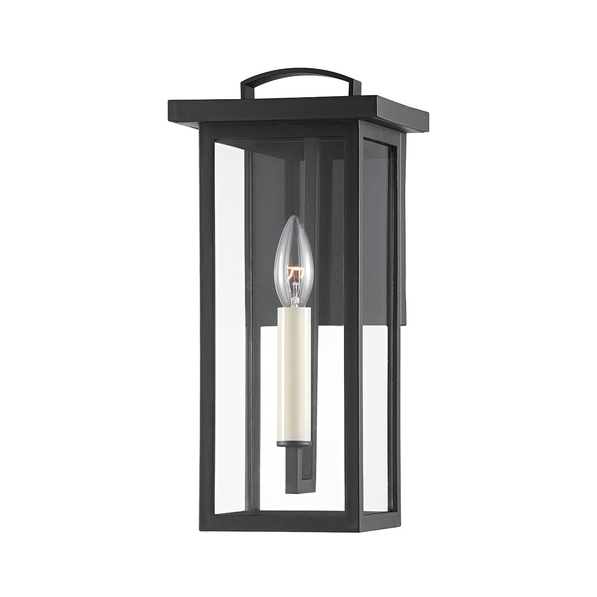 Troy EDEN 1 LIGHT SMALL EXTERIOR WALL SCONCE B7521 Outdoor l Wall Troy Lighting TEXTURE BLACK  