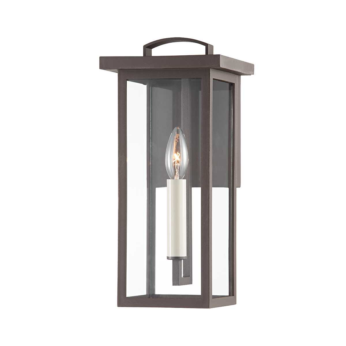 Troy EDEN 1 LIGHT SMALL EXTERIOR WALL SCONCE B7521 Outdoor l Wall Troy Lighting TEXTURED BRONZE  