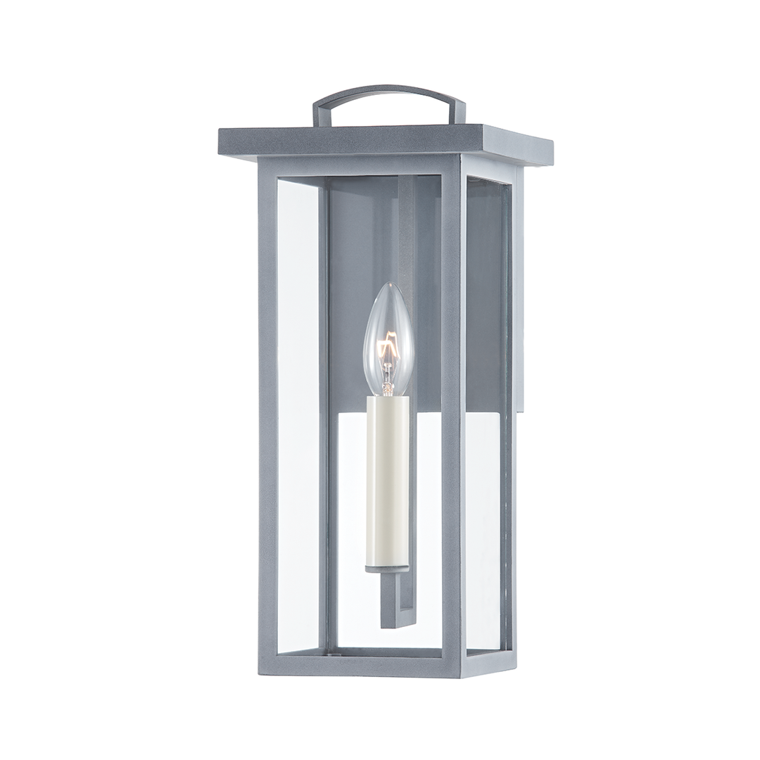 Troy Lighting 1 LIGHT SMALL EXTERIOR WALL SCONCE B7521 Wall Sconces Troy Lighting WEATHERED ZINC  