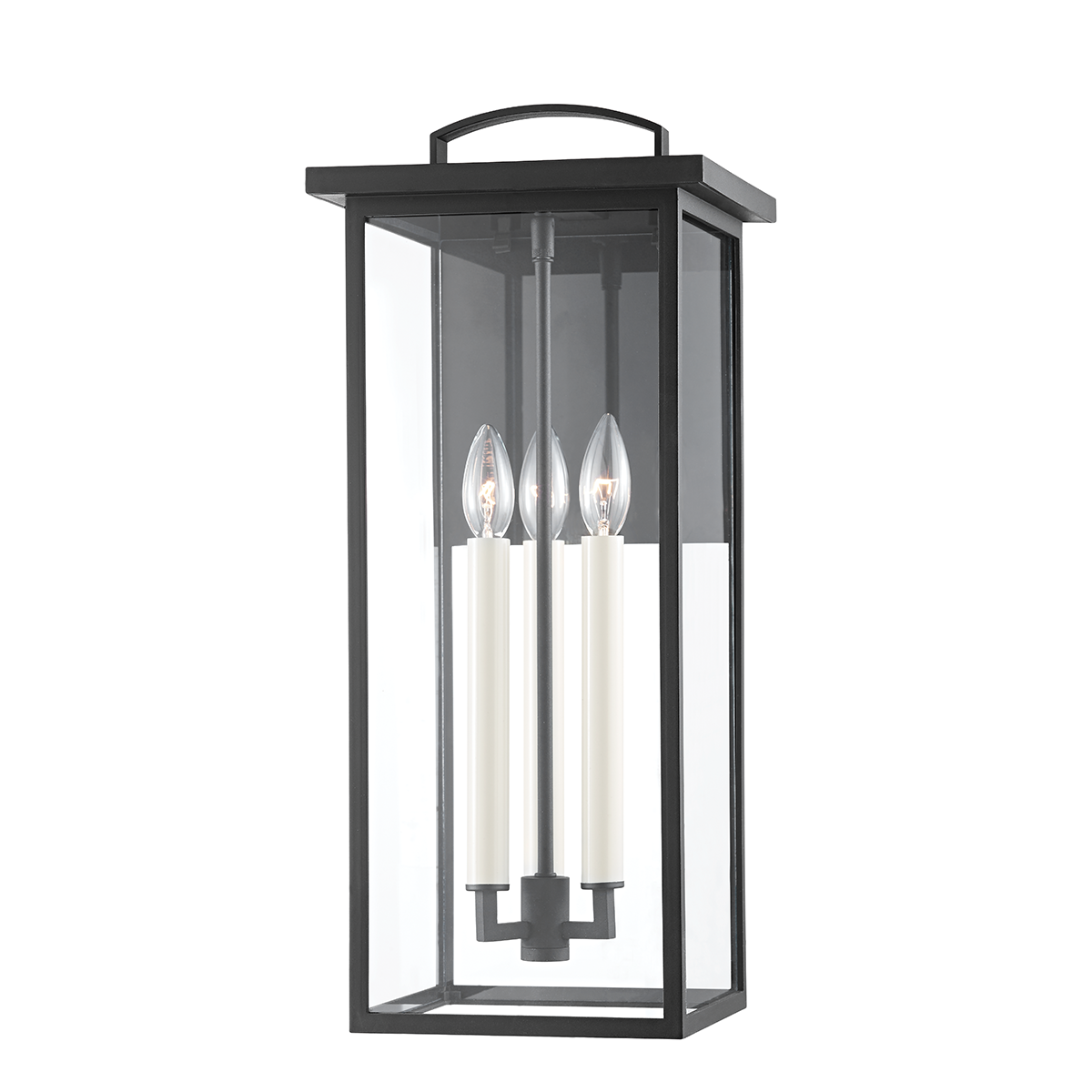 Troy EDEN 3 LIGHT LARGE EXTERIOR WALL SCONCE B7523 Outdoor l Wall Troy Lighting TEXTURE BLACK  
