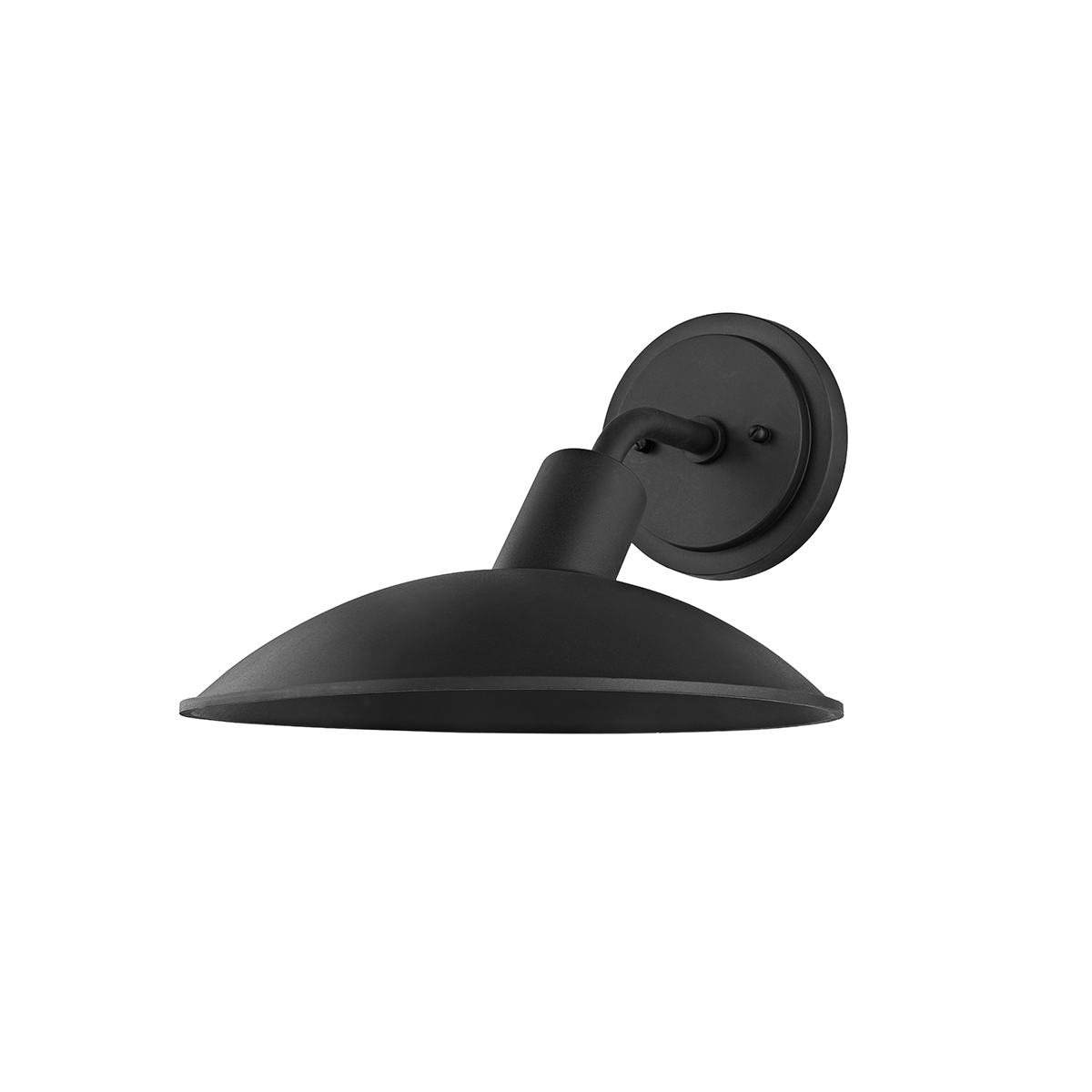 Troy OTIS 1 LIGHT SMALL EXTERIOR WALL SCONCE B8812 Outdoor l Wall Troy Lighting TEXTURE BLACK  