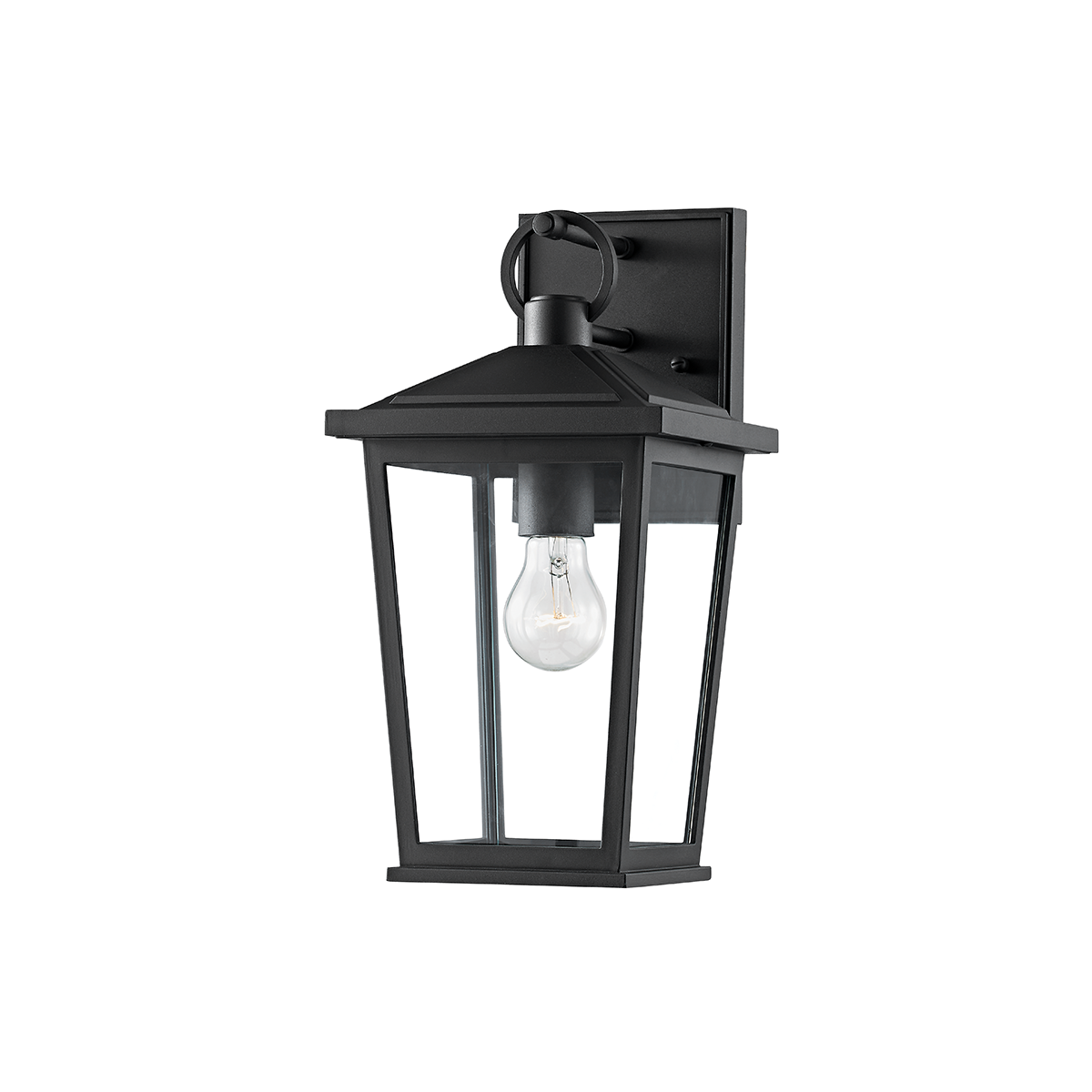 Troy SOREN 1 LIGHT SMALL EXTERIOR WALL SCONCE B8901 Outdoor l Wall Troy Lighting TEXTURE BLACK  