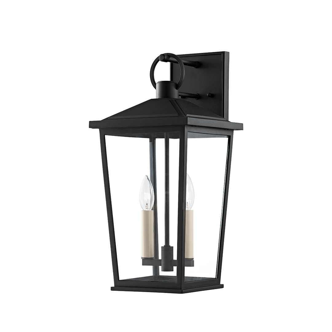 Troy Lighting SOREN 2 LIGHT MEDIUM EXTERIOR WALL SCONCE B8902 Outdoor Wall Lights Troy Lighting TEXTURE BLACK  