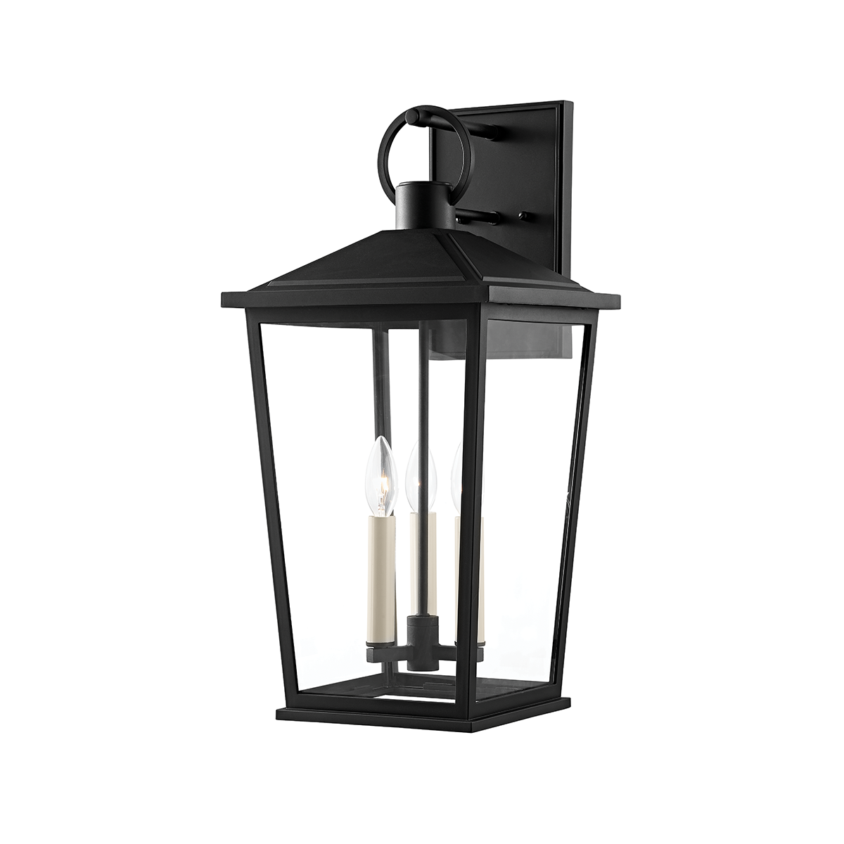 Troy Lighting 3 LIGHT LARGE EXTERIOR WALL SCONCE B8903 Outdoor l Wall Troy Lighting TEXTURE BLACK  