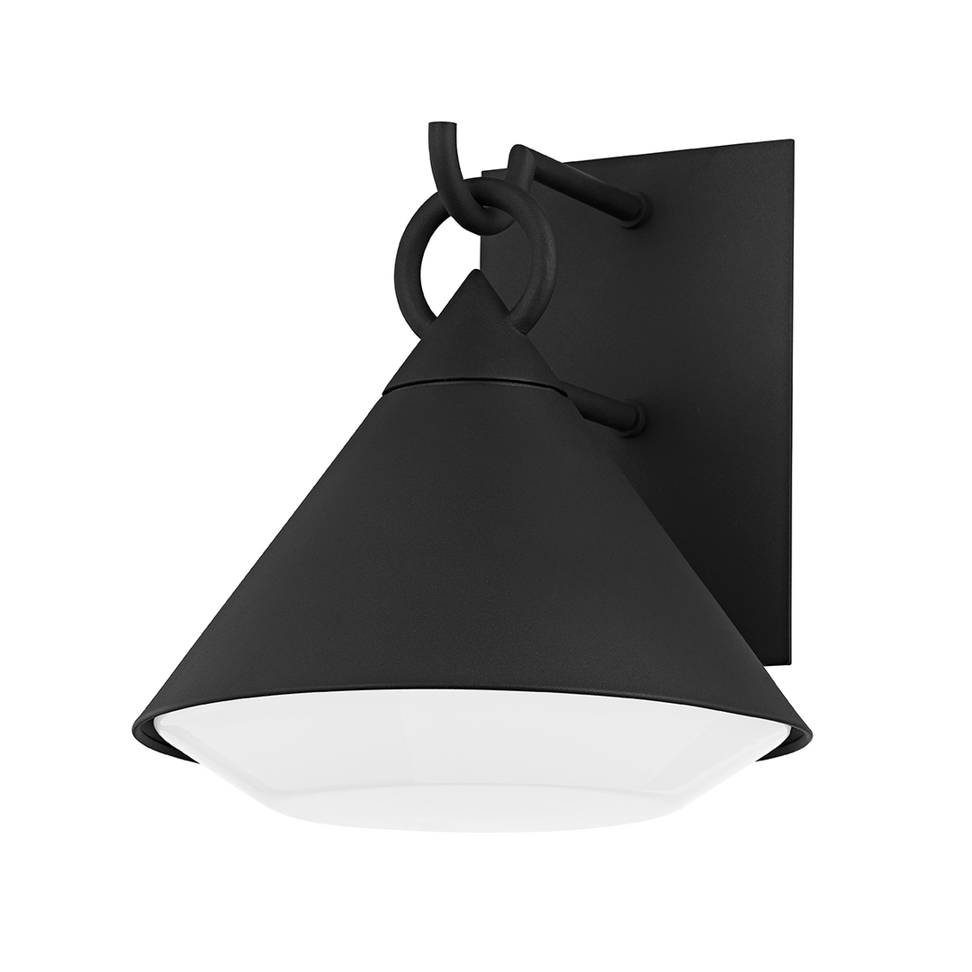 Troy Lighting 1 LIGHT LARGE EXTERIOR WALL SCONCE B9212 Wall Sconces Troy Lighting TEXTURE BLACK  