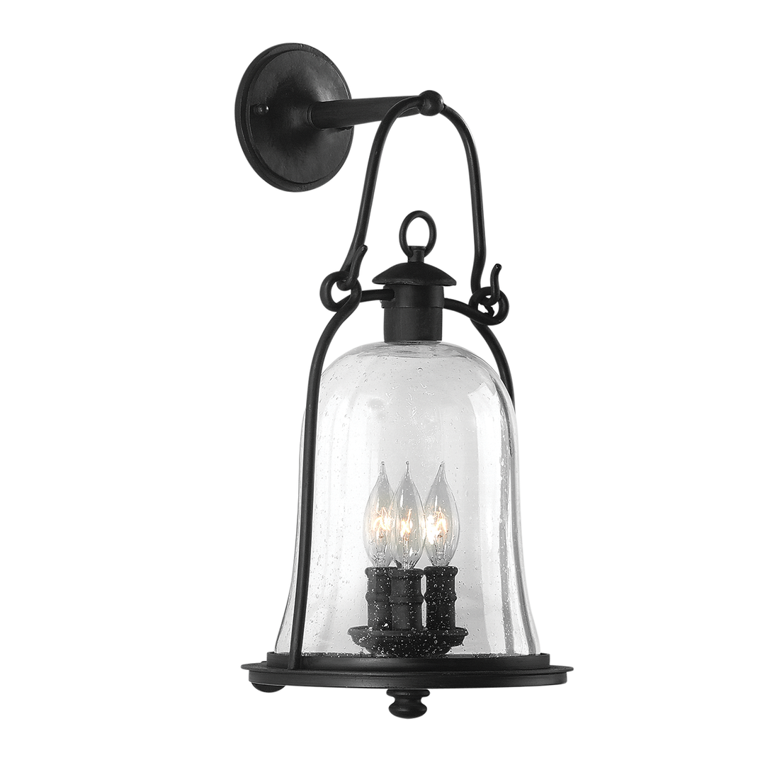 Troy Lighting OWINGS MILL 3LT WALL LANTERN LARGE B9463 Wall Sconces Troy Lighting NATURAL BRONZE  