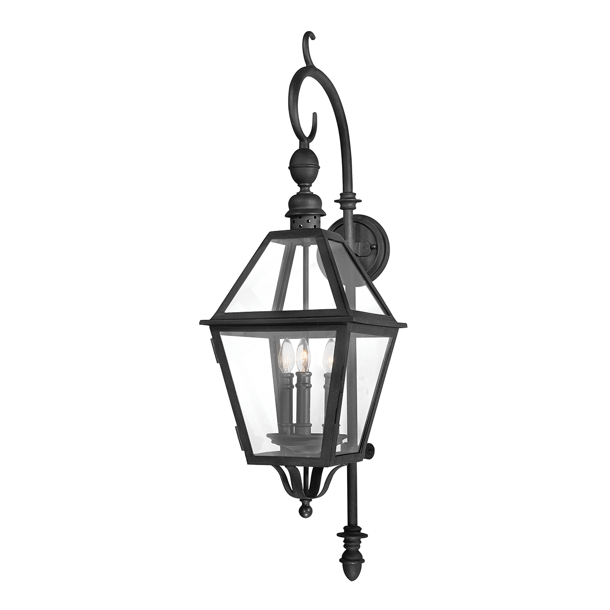 Troy Lighting TOWNSEND 3LT WALL LANTERN LARGE B9622 Outdoor l Wall Troy Lighting NATURAL BRONZE  