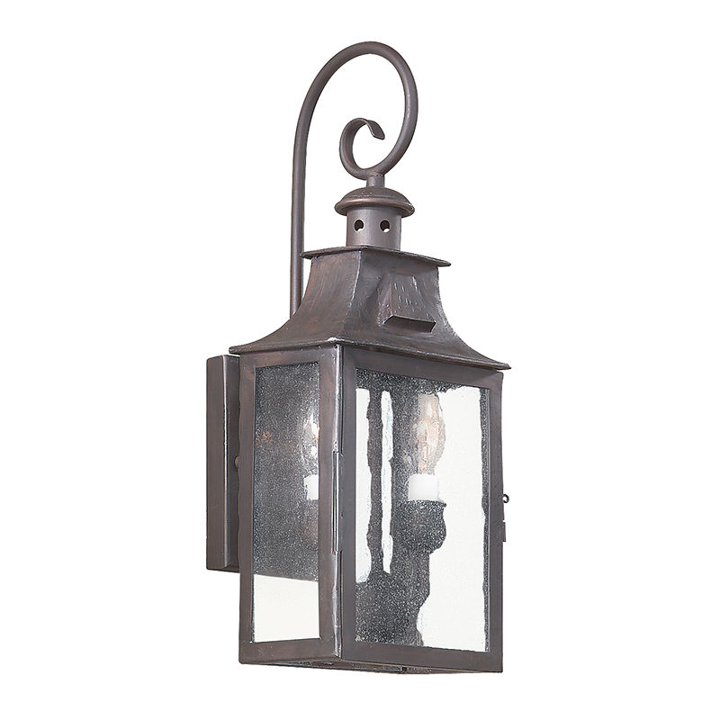 Troy Lighting NEWTON 2LT WALL LANTERN SMALL BCD9001 Outdoor l Wall Troy Lighting OLD BRONZE  
