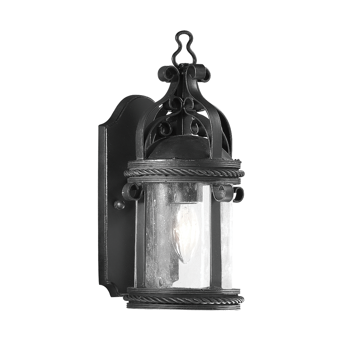 Troy Lighting PAMPLONA 1LT WALL LANTERN SMALL BCD9120 Outdoor l Wall Troy Lighting OLD BRONZE  