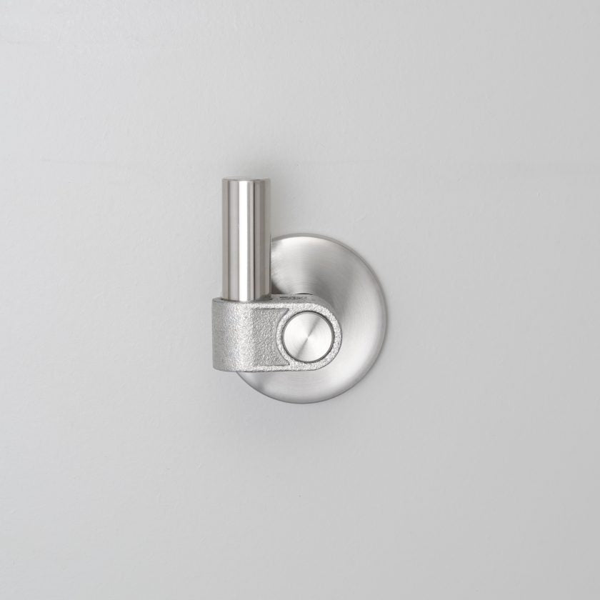 Buster + Punch Cast Hook Bath Hardware Buster + Punch Steel  