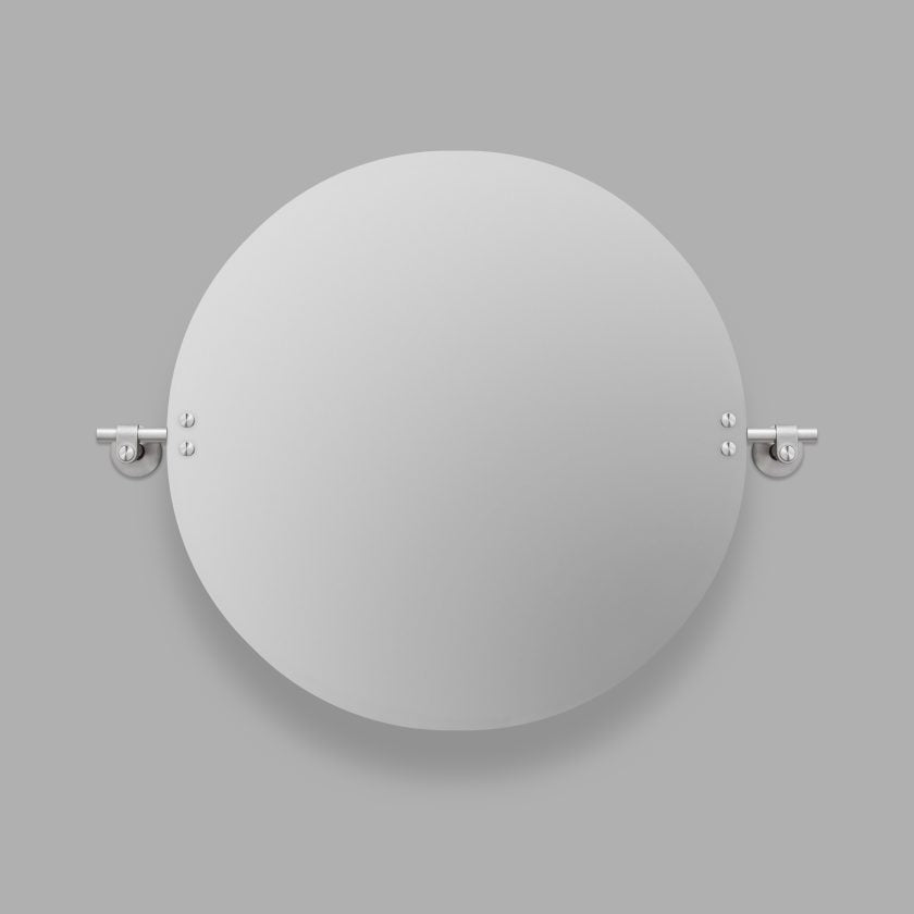 Buster + Punch Cast Circular Mirror Vanity Mirrors Buster + Punch Steel Medium 