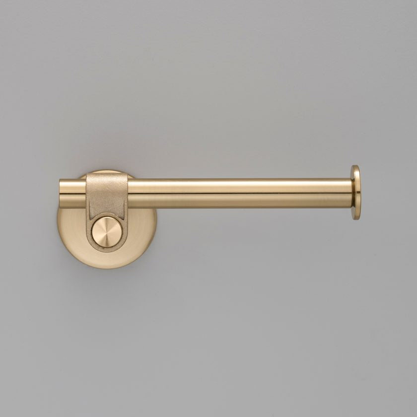 Buster + Punch Cast Toilet Roll Holder Hardware Buster + Punch Brass  