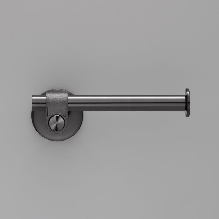 Buster + Punch Cast Toilet Roll Holder Hardware Buster + Punch Gun Metal  