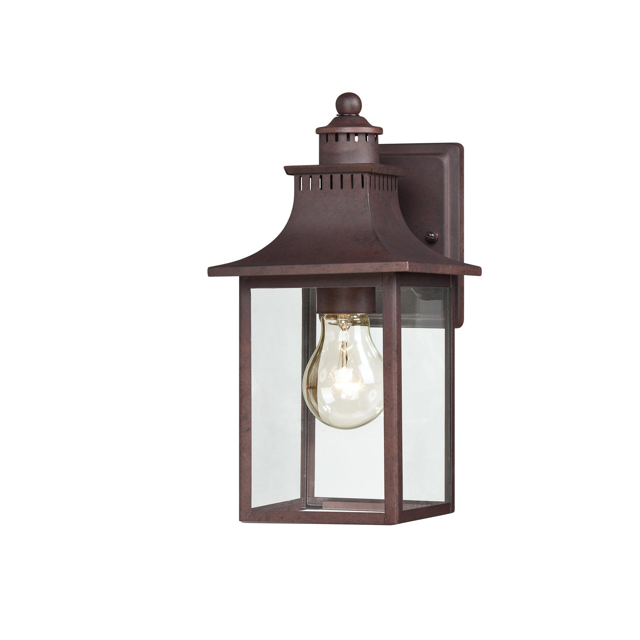 Quoizel  Chancellor Outdoor Lantern, Small Outdoor Light Fixture Quoizel Copper Bronze  