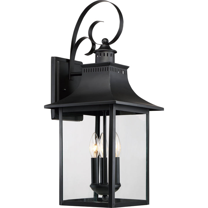 Quoizel  Chancellor Outdoor Lantern, Large Outdoor Wall Lights Quoizel Mystic Black  