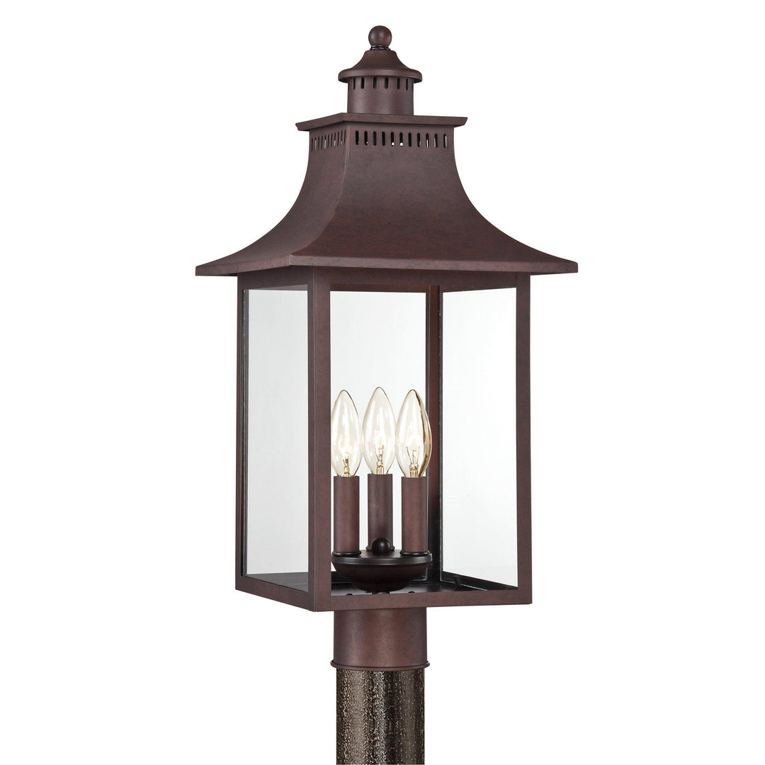 Quoizel  Chancellor Outdoor Lantern, Post Pier & Post Mount Lights Quoizel Copper Bronze  