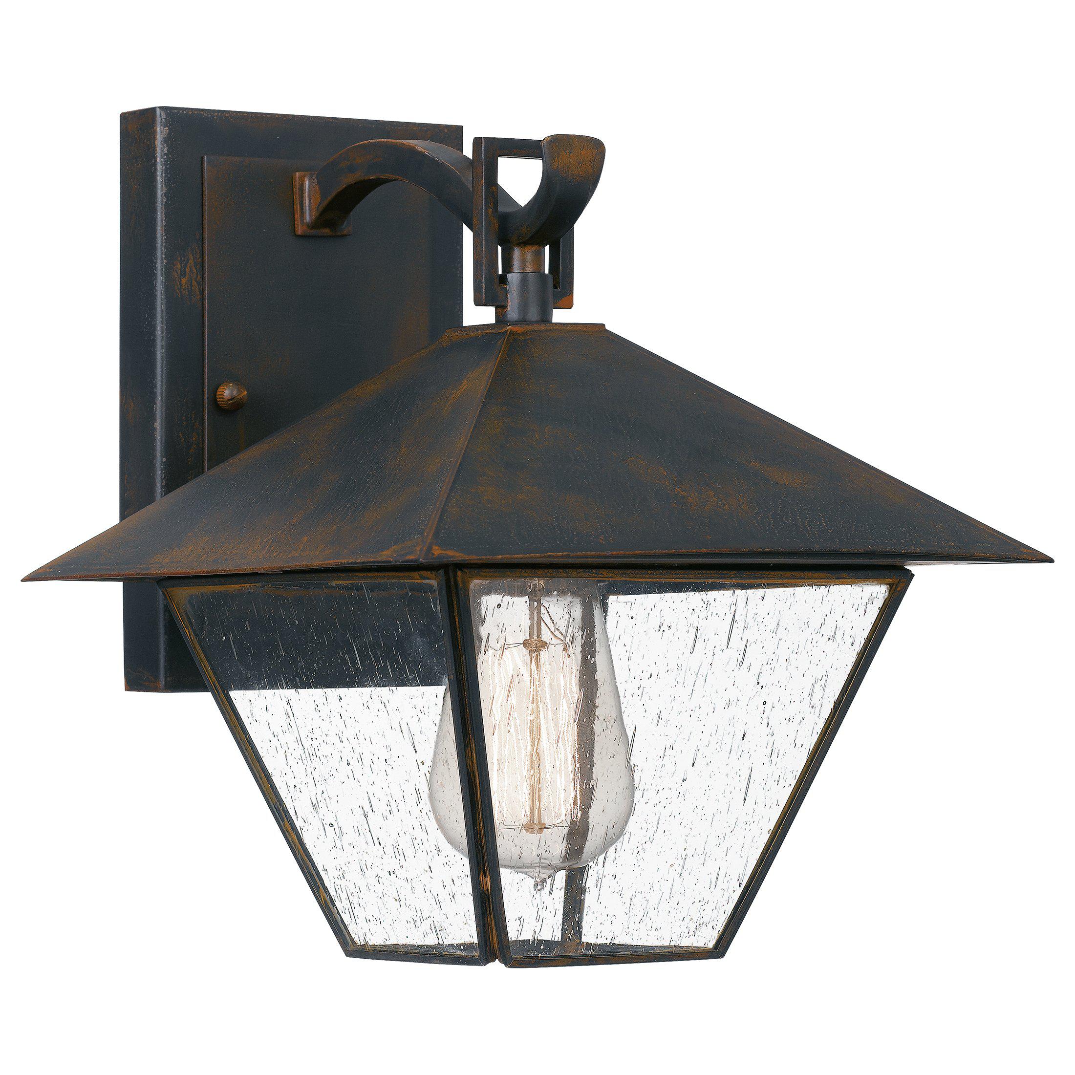 Quoizel  Corporal Outdoor Lantern, Small Outdoor l Wall Quoizel Industrial Bronze  