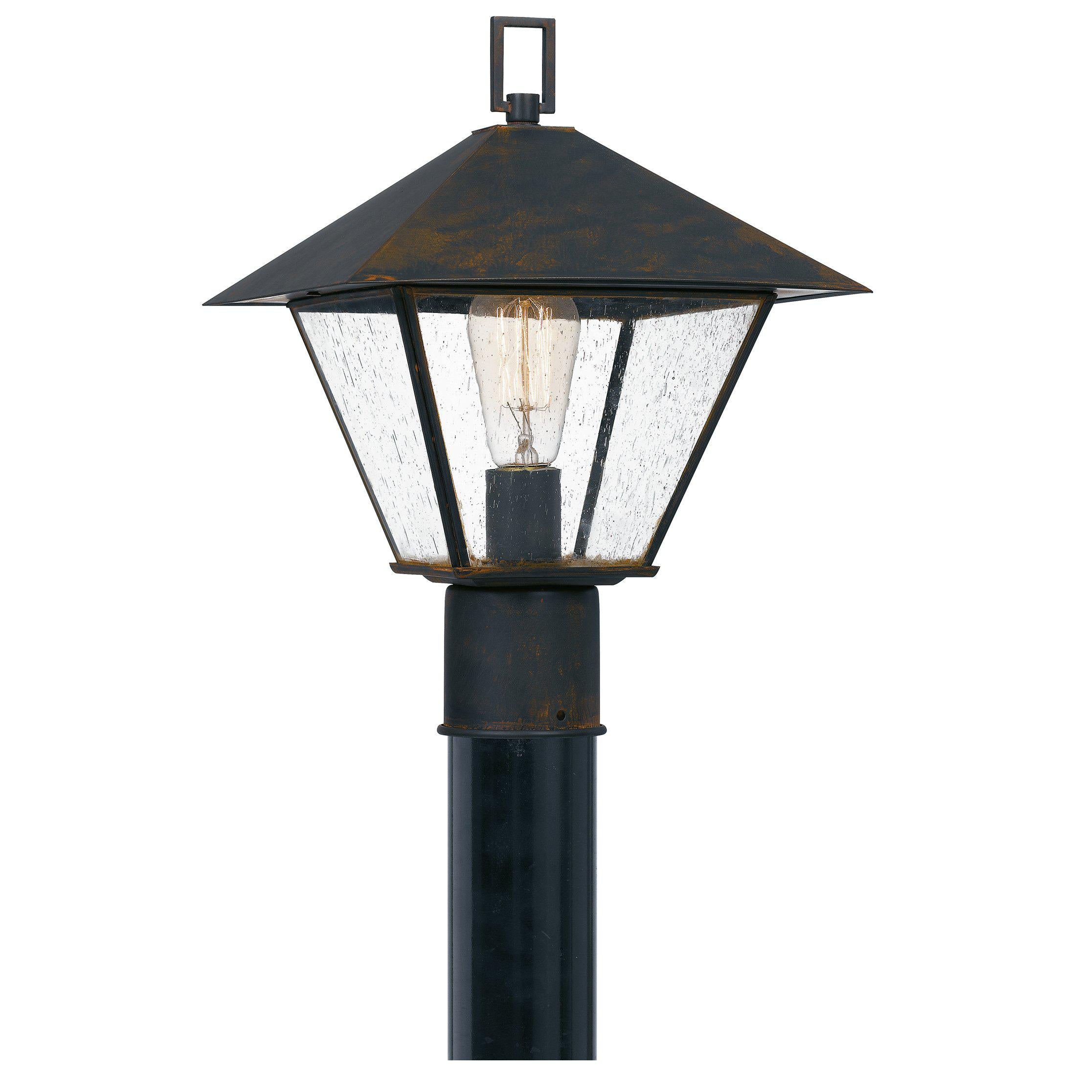 Quoizel  Corporal Outdoor Lantern, Post Outdoor l Post/Pier Mounts Quoizel Industrial Bronze  