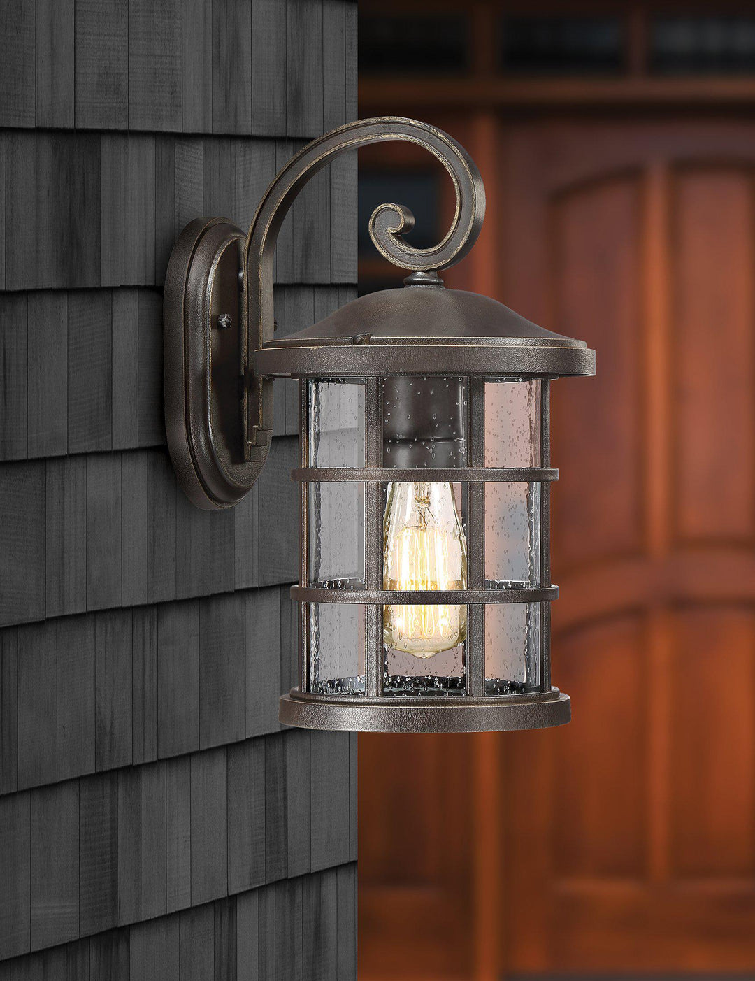 Quoizel Crusade Outdoor Lantern, Medium