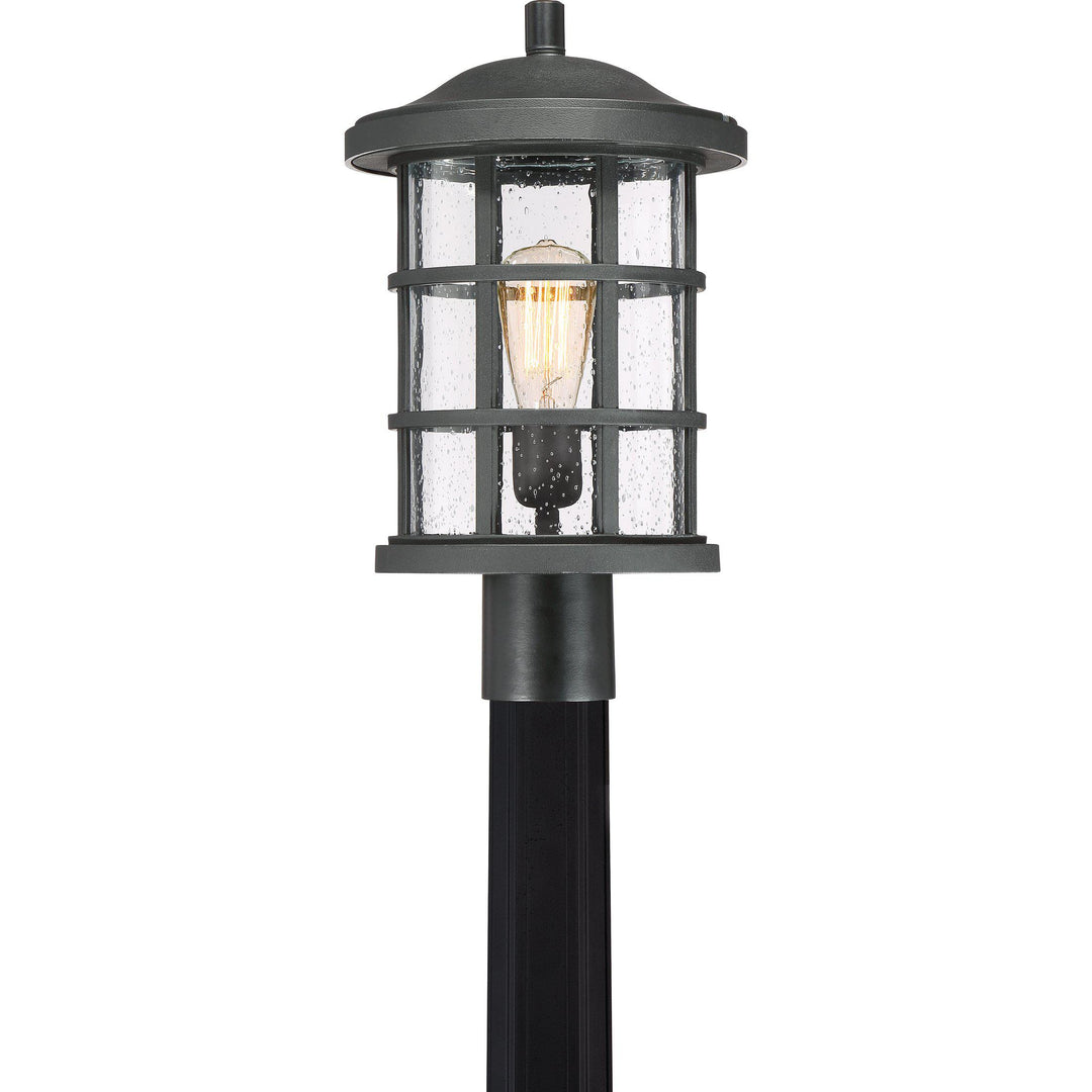 Quoizel  Crusade Outdoor Lantern, Post Pier & Post Mount Lights Quoizel Earth Black  