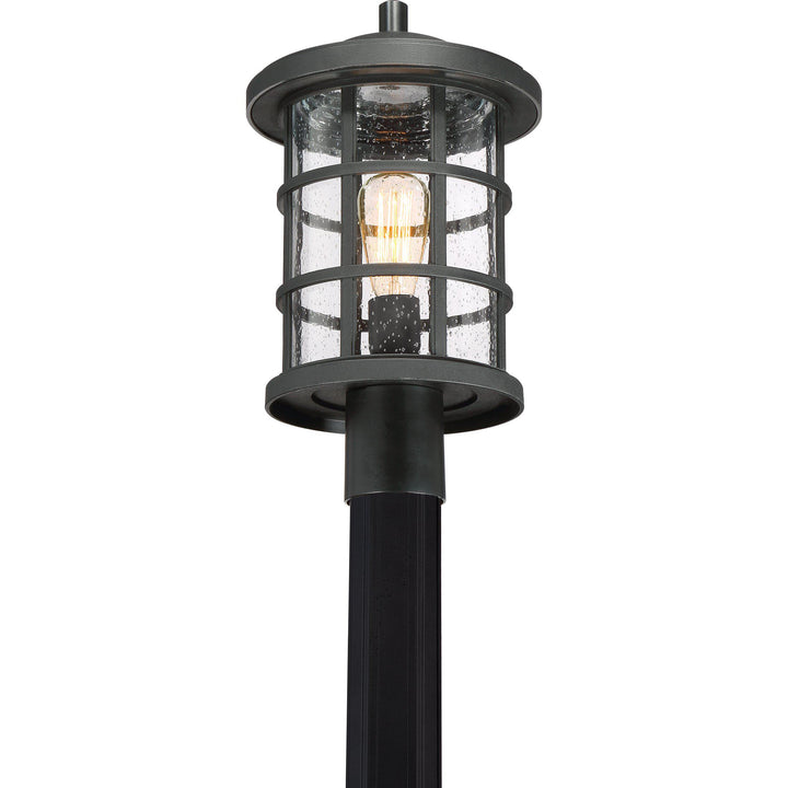 Quoizel Crusade Outdoor Lantern, Post