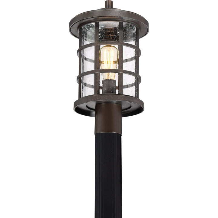 Quoizel Crusade Outdoor Lantern, Post