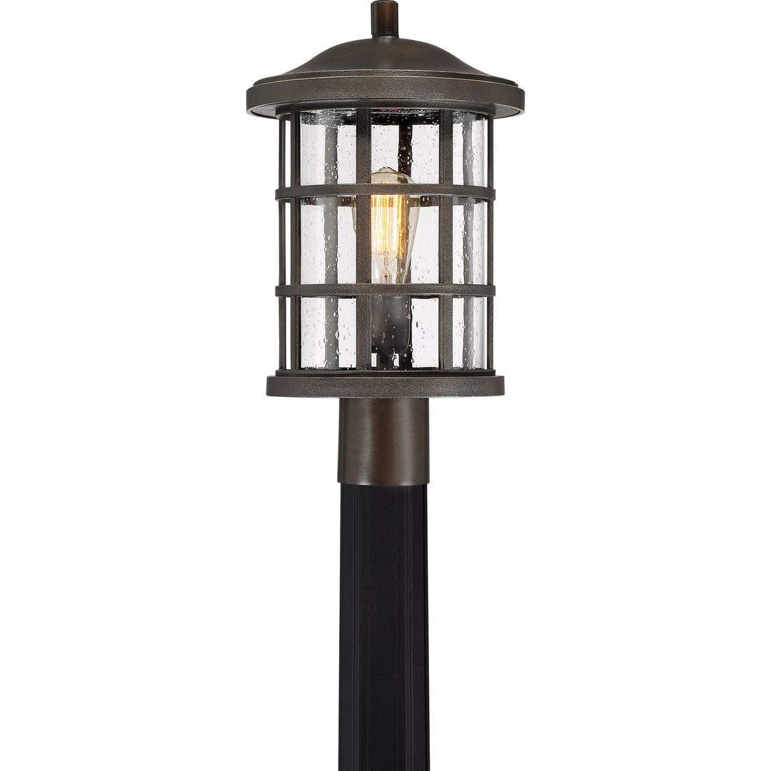 Quoizel Crusade Outdoor Lantern, Post