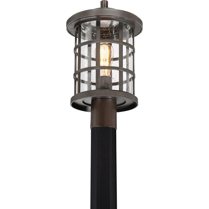 Quoizel Crusade Outdoor Lantern, Post