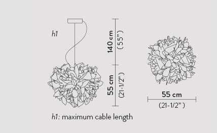 Slamp Veli Foliage - Suspension Pendants Slamp